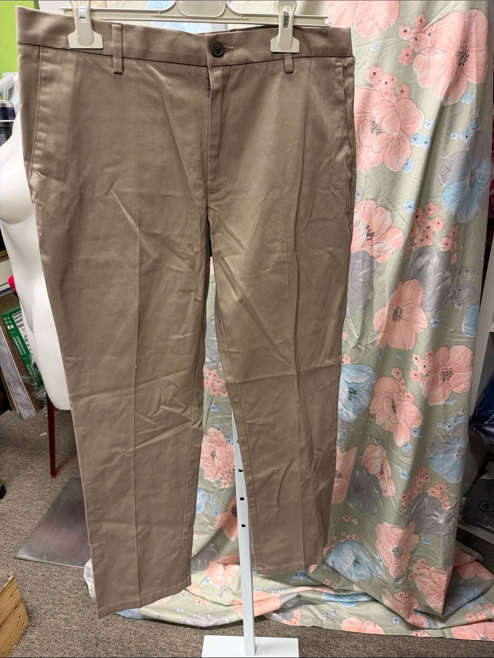 Goodthreads Men's Straight-Leg Chinos in Light Brown